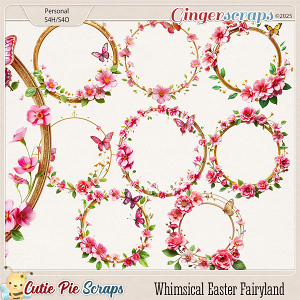 Whimsical Easter Fairyland Fancy Frames