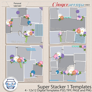 Super Stacker 1 Templates by Miss Fish
