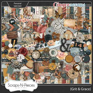 Grit and Grace kit by Scraps N Pieces