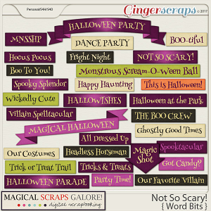 Not So Scary! (word bits)