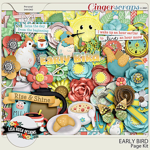 Early Bird - Page Kit by Lisa Rosa Designs