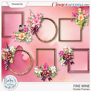 Fine Wine Cluster Frames by Ilonka's Designs