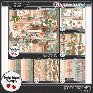 Cozy Crochet - BUNDLE by Twin Mom Scraps