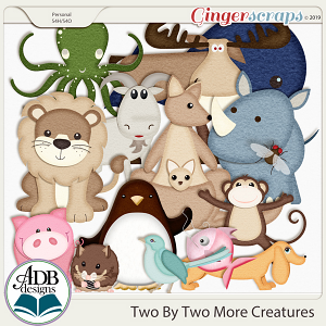 Two By Two More Creatures by ADB Designs