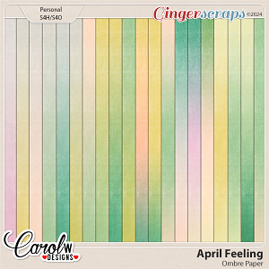 April Feeling-Ombre Paper