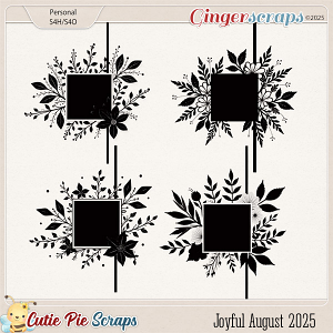 Joyful August 2025 Photo Masks