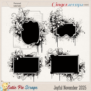 Joyful November 2025 Photo Masks