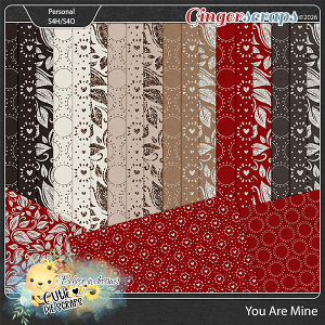 You Are Mine Glitter Pattern Papers You Are Mine Glitter Pattern Papers