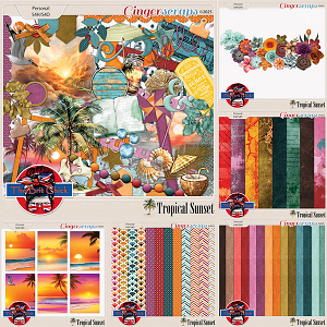 Tropical Sunset Bundle By The Brit Chick Tropical Sunset Bundle By The Brit Chick