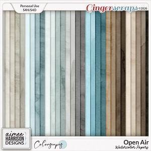 Open Air Watercolor Papers by Aimee Harrison