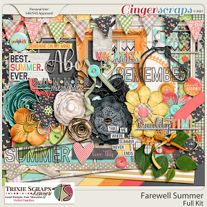 Farewell Summer Full Kit by Trixie Scraps Designs