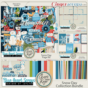 Snow Day Collection by Chere Kaye Designs and Blue Heart Scraps