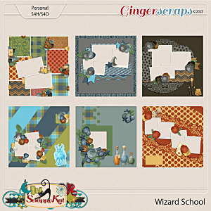 Wizard School Quick Pages by The Scrappy Kat