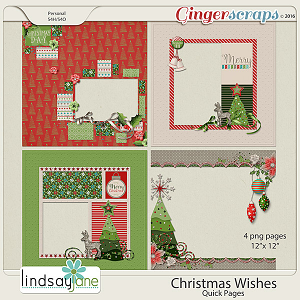 Christmas Wishes Quick Pages by Lindsay Jane