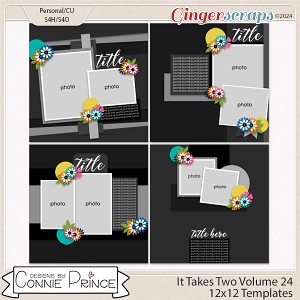 It Takes Two Volume 24 - 12x12 Temps (CU Ok) by Connie Prince