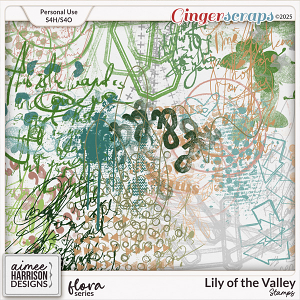 Lily of the Valley Stamps by Aimee Harrison