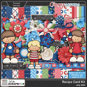 2024-07 Recipe Card Kit by Let Me Scrapbook 2024-07 Recipe Card Kit by Let Me Scrapbook