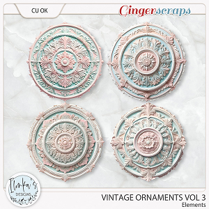 CU Vintage Ornaments Vol 3 by Ilonka's Designs