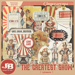 The Greatest Show Ephemera by JB Studio