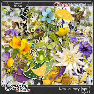New Journey-{April}-Page Kit