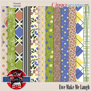 Ewe Make Me Laugh Patterned Papers By The Brit Chick