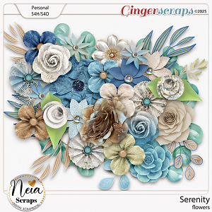 Serenity - Flowers - by Neia Scraps
