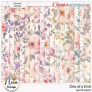 One of a Kind - Special Papers - by Neia Scraps