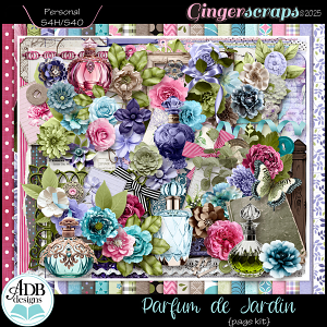 Parfum de Jardin Page Kit by ADB Designs