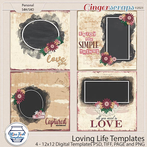 Loving Life Templates by Miss Fish