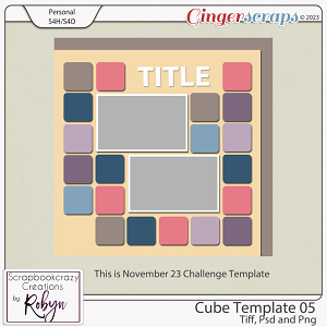 Cube Template 05 by Scrapbookcrazy Creations