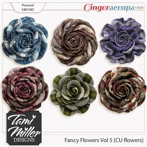 CU Fancy Flowers Vol 5 by Tami Miller-Designs