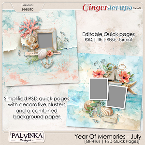 Year Of Memories - July QP-Plus by Palvinka Designs Year Of Memories - July QP-Plus by Palvinka Designs