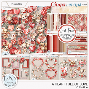 A Heart Full Of Love Collection by Ilonka's Designs