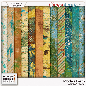 Mother Earth Blended Papers by Aimee Harrison