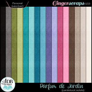 Parfum de Jardin Solid Papers by ADB Designs
