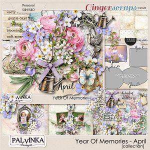Year Of Memories - April Collection by Palvinka Designs Year Of Memories - April Collection by Palvinka Designs