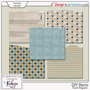 DIY Reno Torn Papers by Scrapbookcrazy Creations