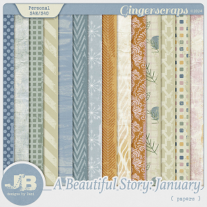 A Beautiful Story: January Papers by JB Studio