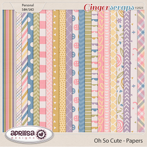 Oh So Cute - Papers by Aprilisa Designs