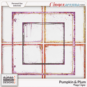 Pumpkln & Plum Messy Edges by Aimee Harrison
