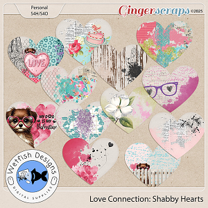 Love Connection Shabby Hearts: February 2025 Buffet by Wetfish Designs  