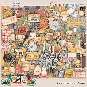 Construction Zone Kit by The Scrappy Kat