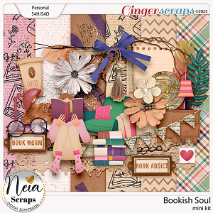 Bookish Soul - Mini Kit - by Neia Scraps