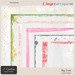 Big Feels Painted Edges by J. Conlon and Sons