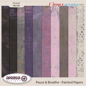 Pause & Breathe - Painted Papers by Aprilisa Designs