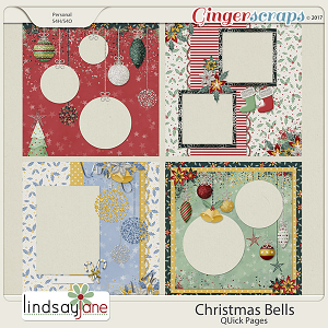 Christmas Bells Quick Pages by Lindsay Jane