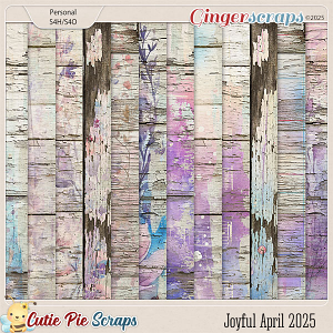Joyful April 2025 Wood Papers