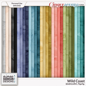 Wild Coast Watercolor Papers by Aimee Harrison Wild Coast Watercolor Papers by Aimee Harrison