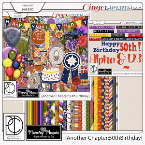 Another Chapter:50th Birthday by Memory Mosaic & Polka Dot Chicks