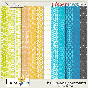 The Everyday Moments Pattern Papers by Lindsay Jane